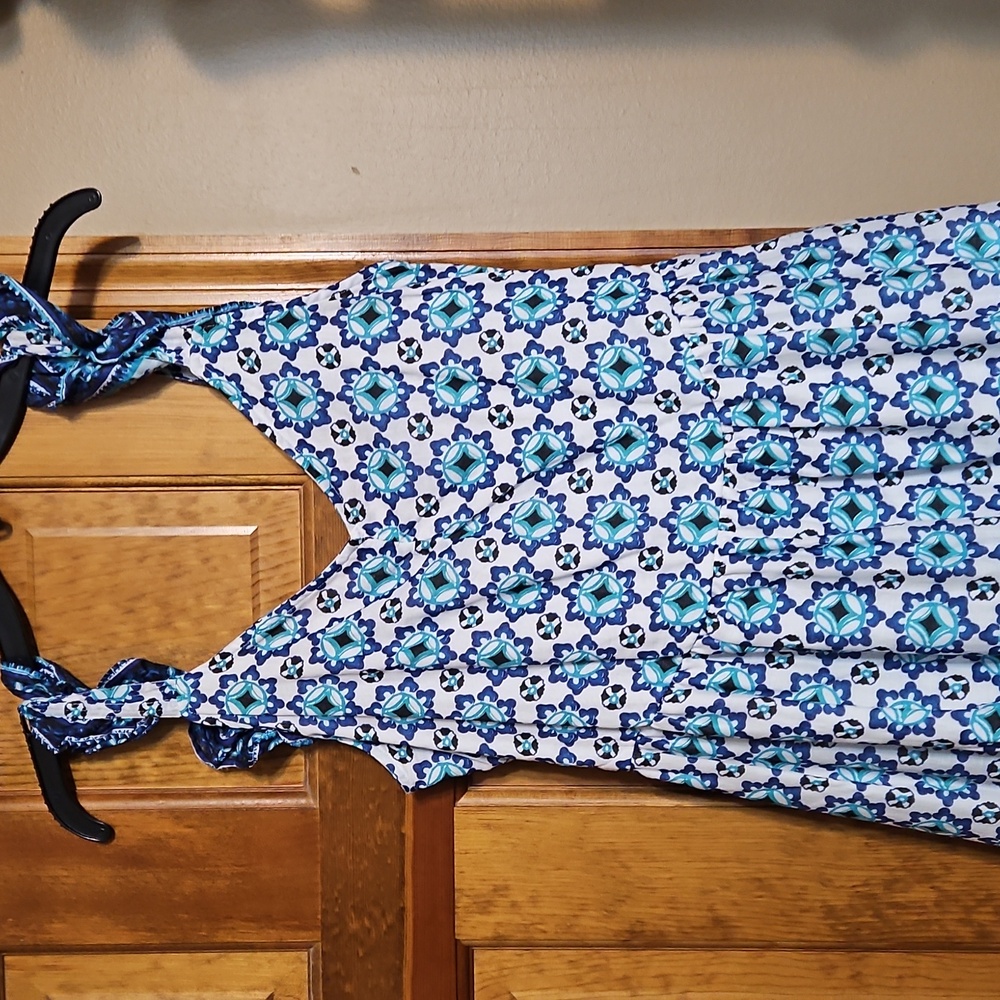 NWT Lucky Brand Tiered Ruffle Maxi Dress - Picture 5 of 13
